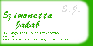 szimonetta jakab business card